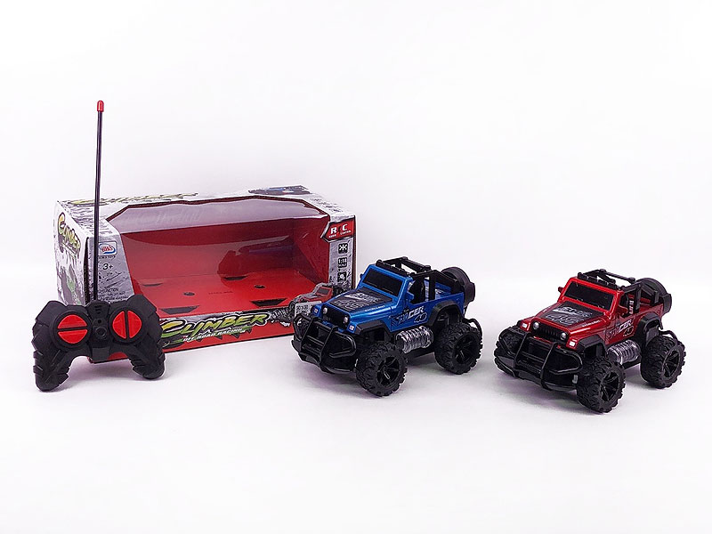 1:18 R/C Cross-country Jeep 4Ways W/L(2C) toys