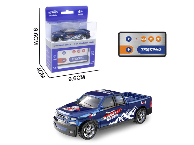 2.4G 1:64 Die Cast Car 5Ways R/C toys