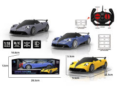 1:18 R/C Car 4Ways W/L(3C) toys