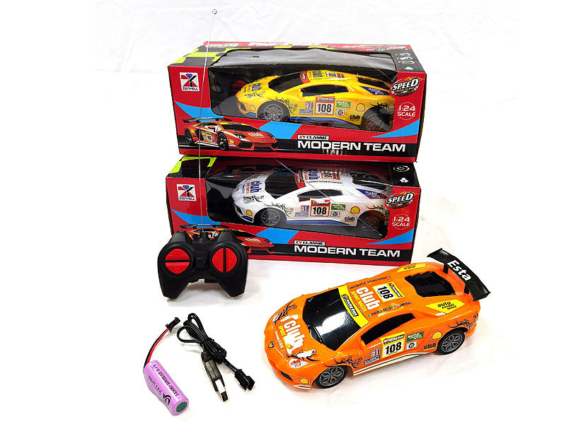 1:24 R/C Car 4Ways W/Charge(3C) toys