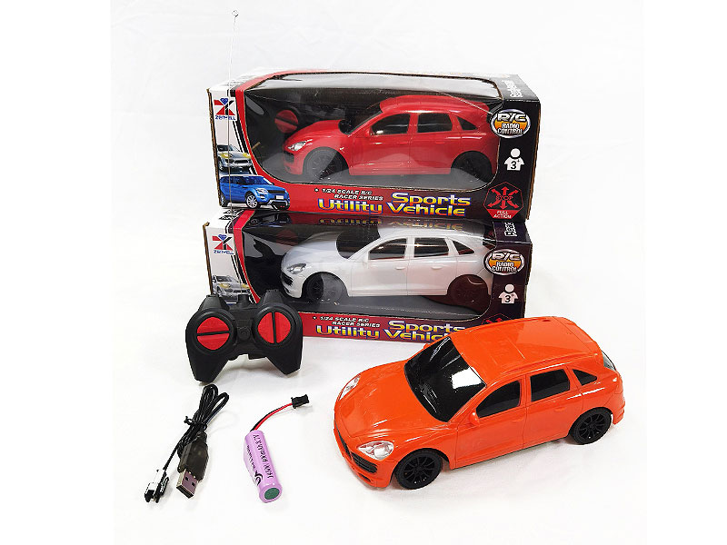 1:24 R/C Car 4Ways W/Charge(3C) toys