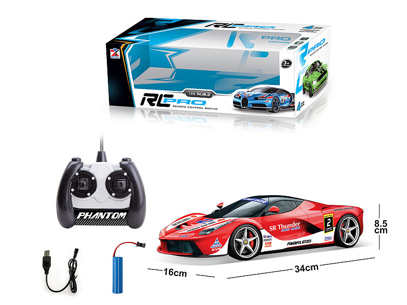 1:14 R/C Car 4Ways W/Charge toys