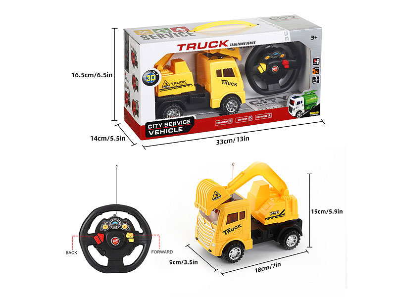 R/C Construction Truck 2Ways W/L toys