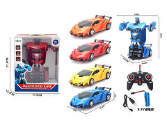 2.4G 1:18 R/C Transforms Car W/Charge(2C)