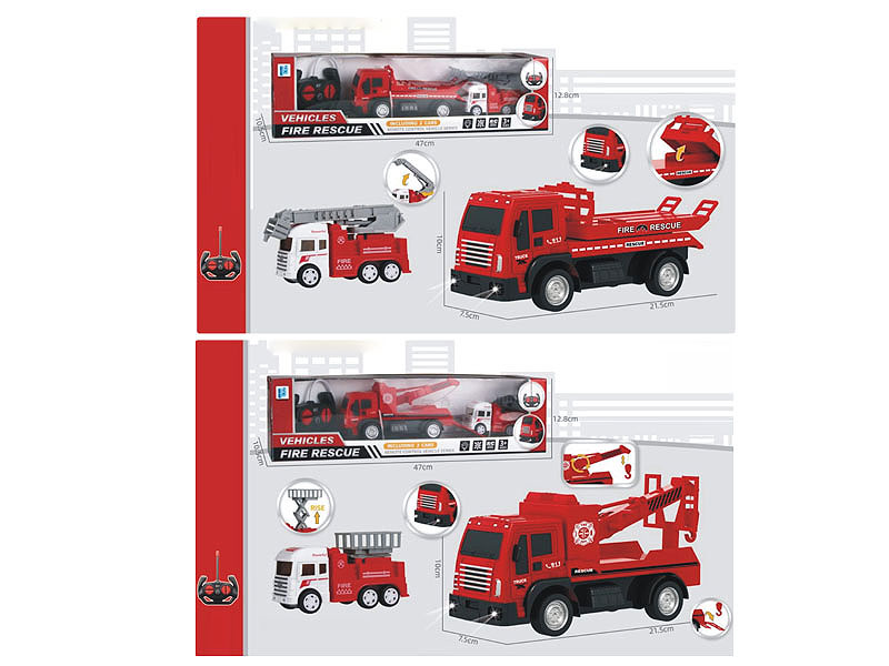 R/C Fire Engine 4Ways toys