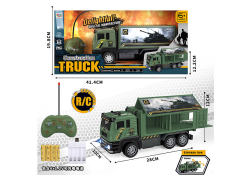 1:14 R/C Military Car 4Ways W/L_Charge toys