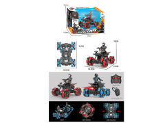 1:18双遥控喷雾特技摩托车（2色）