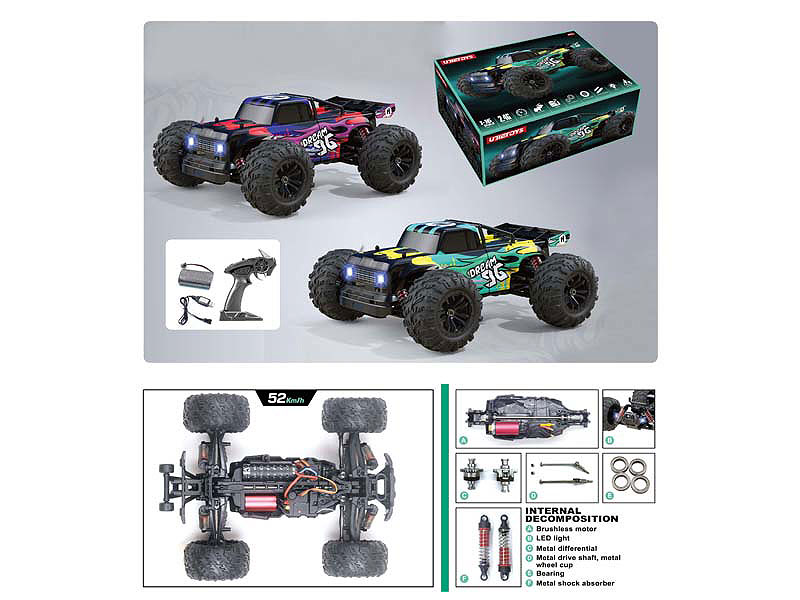 1:16 R/C Car W/Charge(2C) toys