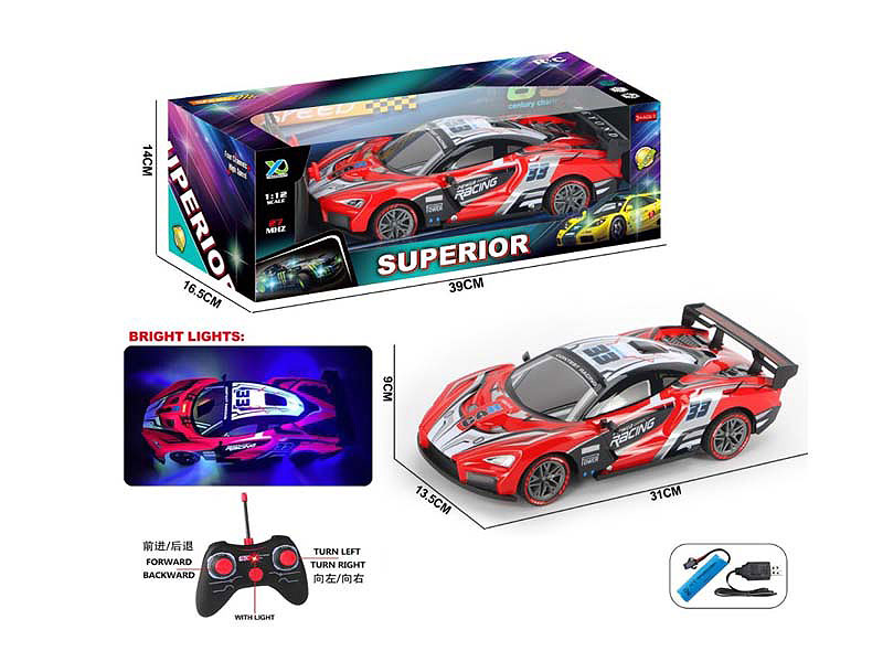 1:12 R/C Racing Car 4Way W/L_Charge toys