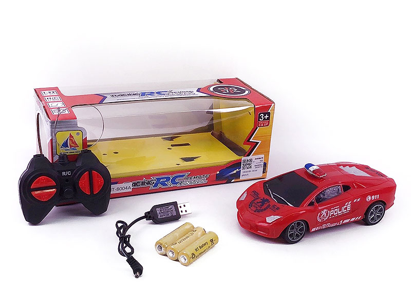 1:20 R/C Police Car 4Ways W/Charger(3C) toys