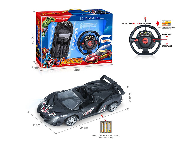 1:16 R/C Car 4Ways W/L toys