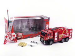 1:22 R/C Fire Engine 4Ways W/L_Charge