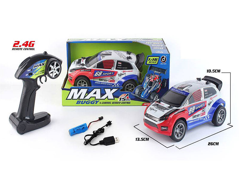 2.4G 1:16 R/C Racing Car 4Ways toys