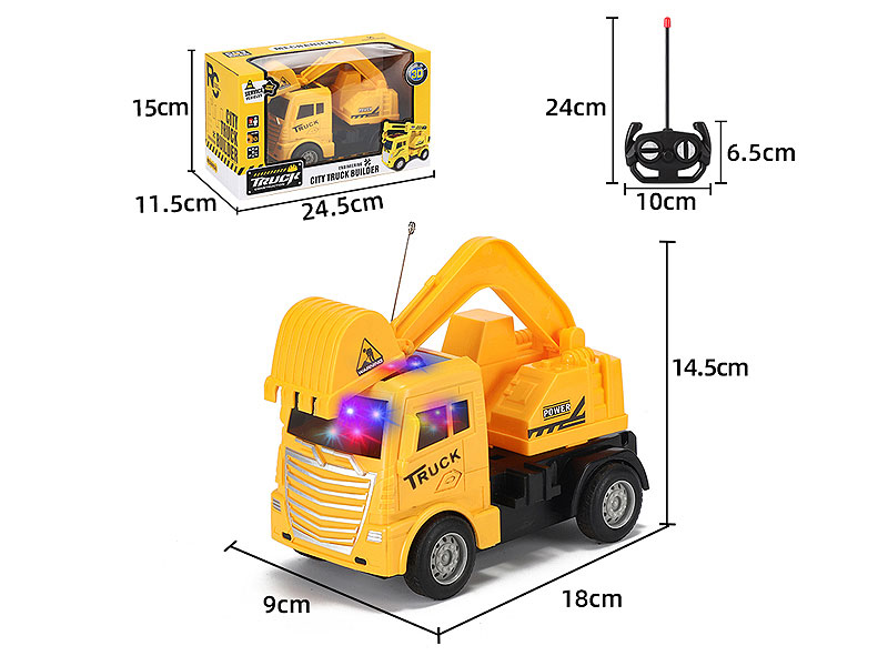 R/C Construction Truck 4Ways W/L toys