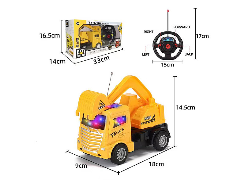 R/C Construction Truck 4Ways W/L toys