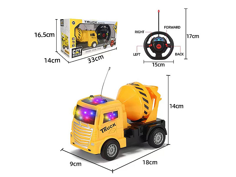 R/C Construction Truck 4Ways W/L toys