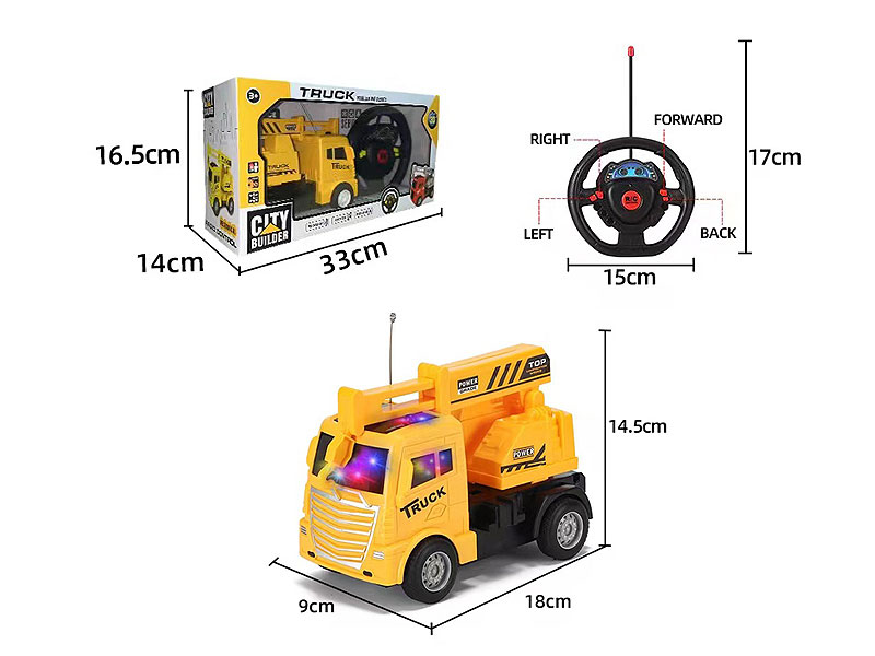 R/C Construction Truck 4Ways W/L toys