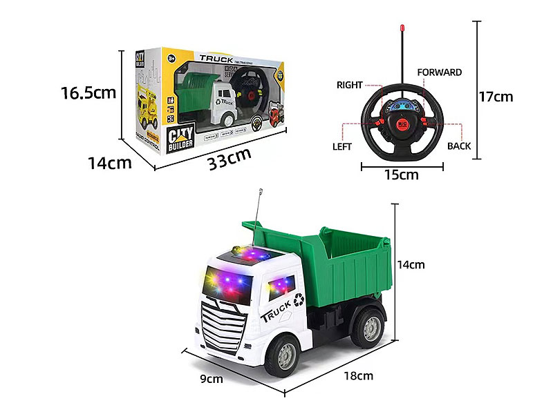 R/C Construction Truck 4Ways W/L toys