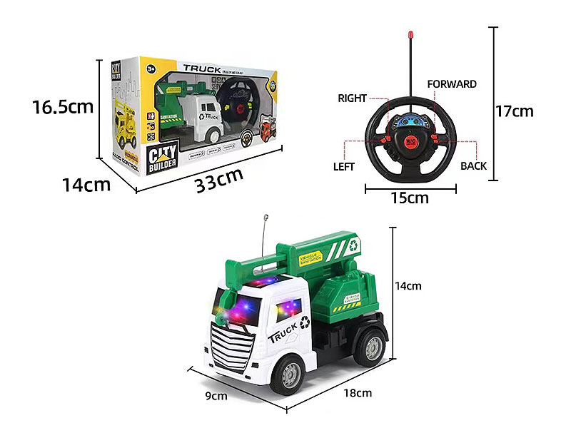 R/C Construction Truck 4Ways W/L toys