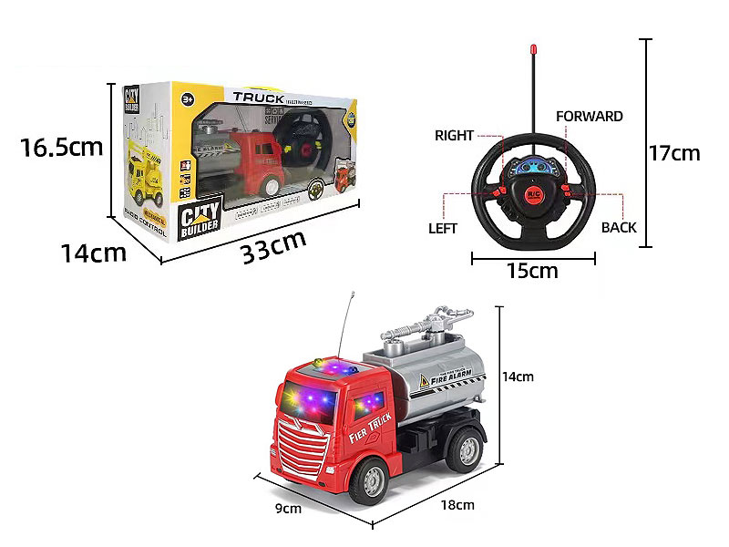 R/C Fire Engine 4Ways W/L toys