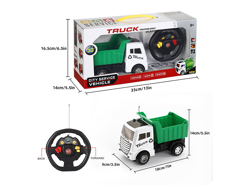 R/C Construction Truck 2Ways W/L toys