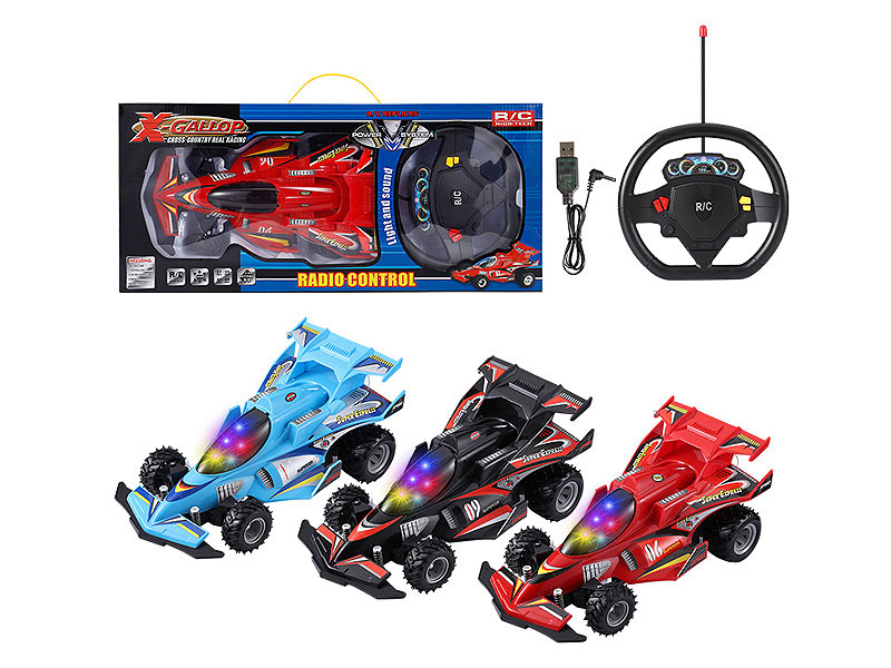 1:14 R/C Car 4Ways W/L_M_Charge(3C) toys