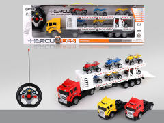 R/C Double Deck Trailer 4Ways W/L(2C) toys