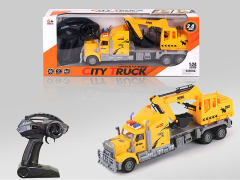 2.4G R/C Construction Truck 4Ways W/L toys