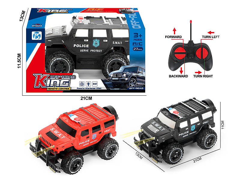 R/C Police Car 4Ways W/L(2C) toys