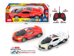 R/C Police Car 4Way W/L_Charge(2C) toys