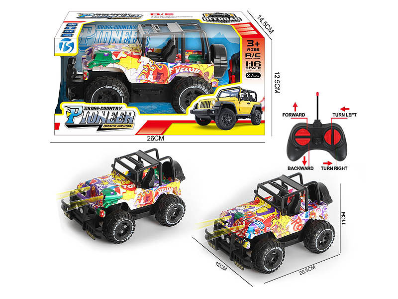 R/C Cross-country Car 4Ways W/L toys