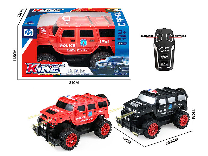 R/C Cross-country Police Car 2Ways W/L(2C) toys