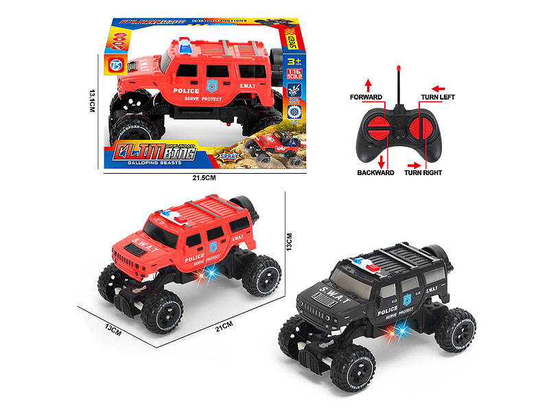 R/C Police Car 4Ways W/L(2C) toys