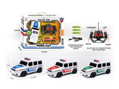 1:24 R/C Police Car 4Ways W/Charge(3C)