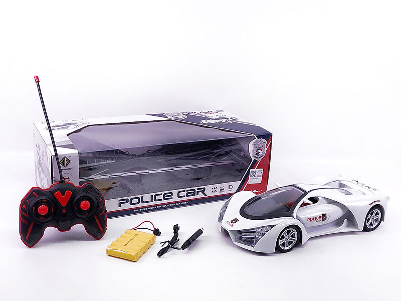 1:14 R/C Police Car 5Ways W/L_Charge toys