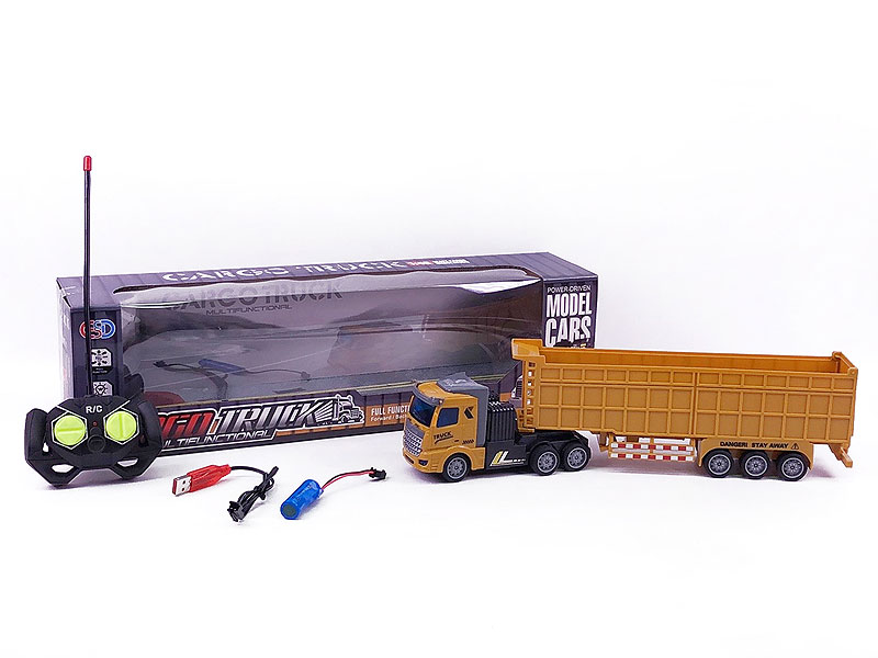 1:48 R/C Construction Truck 4Ways W/L_Charge toys