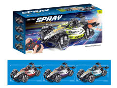 2.4G R/C Spray Stunt Equation Car W/L_Charge(4C) toys