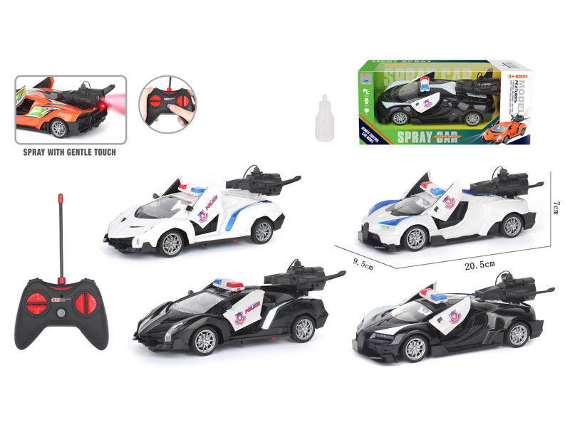 R/C Spray Police Car W/L(2S2C) toys