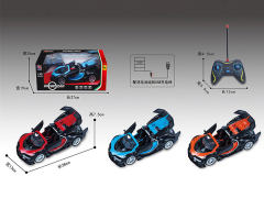 1:16布加迪敞篷五通遥控开门车（3色/包电）