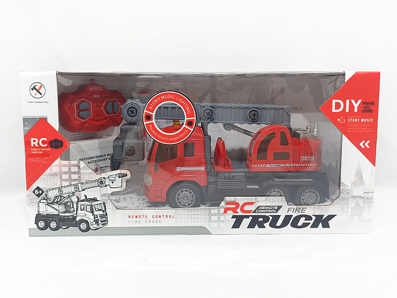 R/C Fire Engine W/Charge toys