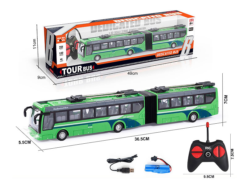 1:32 R/C Bus 4Ways W/L toys