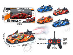 1:24 R/C Spray Racing Car W/L(2S3C) toys