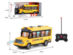 1:28 R/C School Bus 4Ways W/L