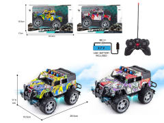 1:14 R/C Spray Cross-country Racing Car 6Ways W/L_Charge(2C) toys