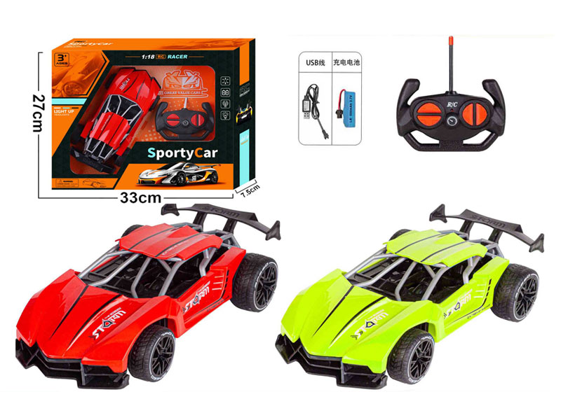 1:18 R/C Racing Car 4Way W/L_Charge(2C) toys