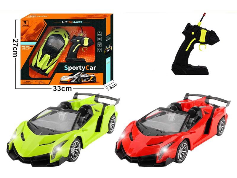 1:18 R/C Racing Car 4Way W/L(2C) toys