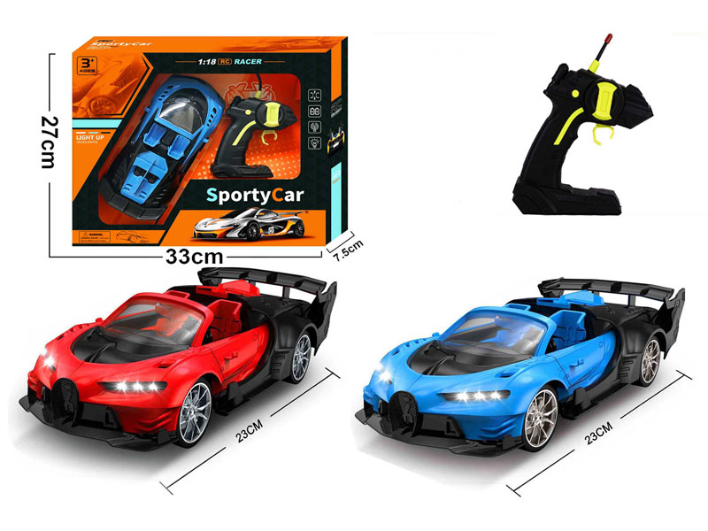 1:18 R/C Racing Car 4Way W/L(2C) toys