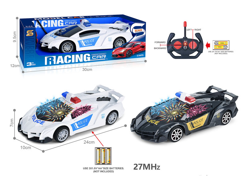 1:16 R/C Police Car 4Way W/L(2C) toys