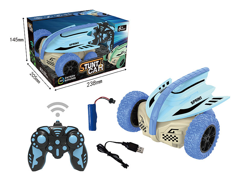 2.4G R/C Stunt Car W/L_Charge toys