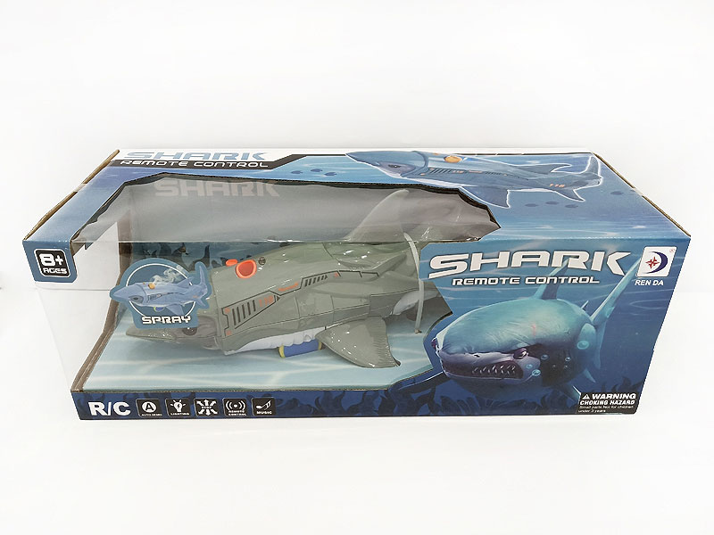 R/C Spray Shark W/Charge toys